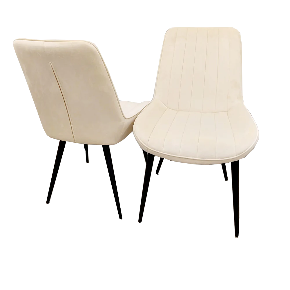 Dido Dining Chair Cream Velvet