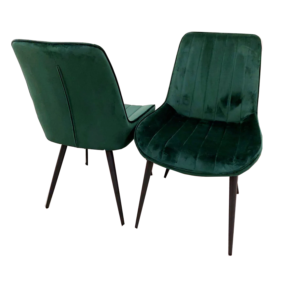 Dido Dining Chair Emarald Green Velvet