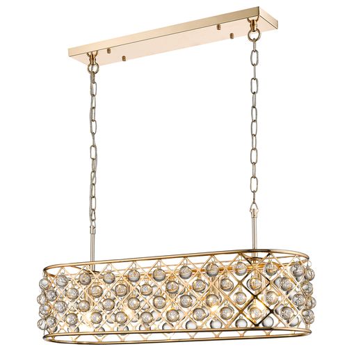 082GD5DECO 5 Light Ceiling Pendant Light Gold