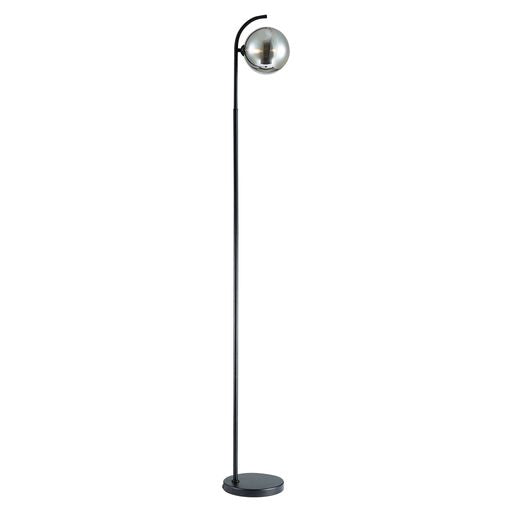 O020BL1FLOL Otleby 1 Light Floor Lamp Matt Black