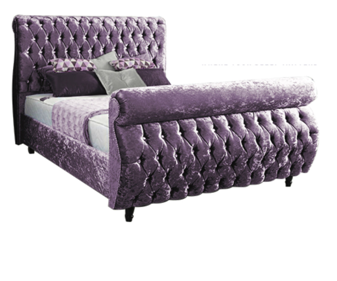 Regal Swan Sleigh Bed