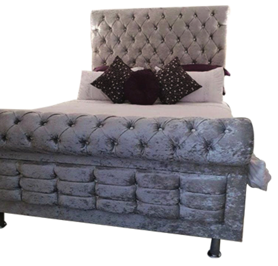 Pearl Sleigh Bed