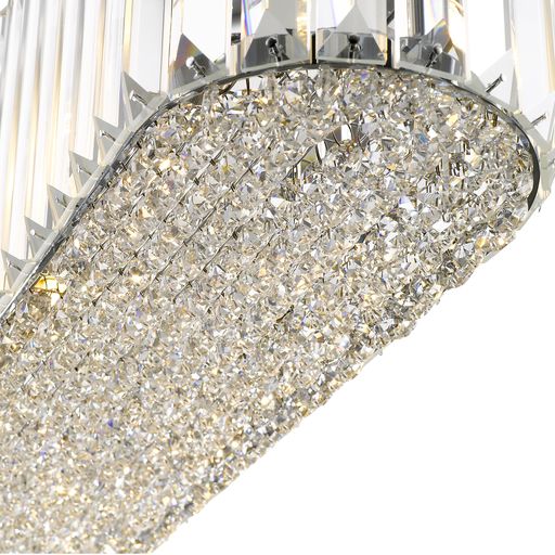 B105CL8DECO Belgium 8 Light Ceiling Pendant Crystal