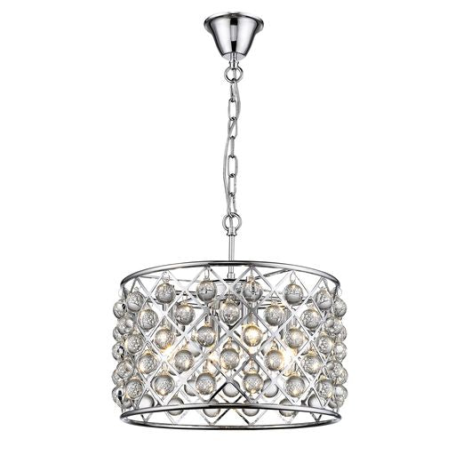 042CH4DECO 4 Light Ceiling Pendant Light Polished Chrome