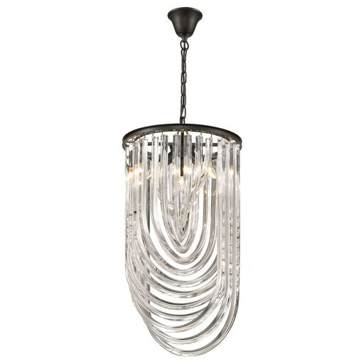 038CS3STAT 3 Light Ceiling Pendant Matt Black