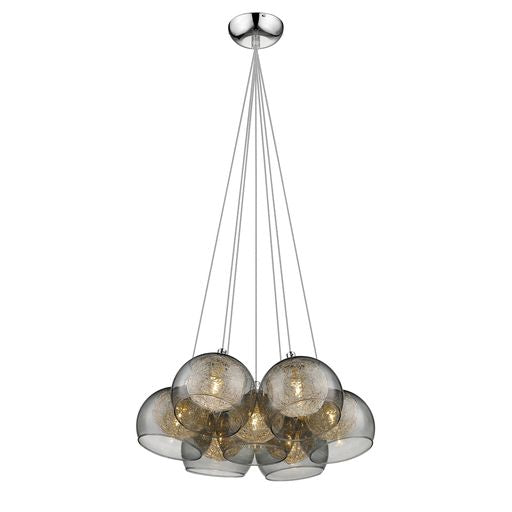 040SG7DECO 7 Light Ceiling Pendant Polished Chrome