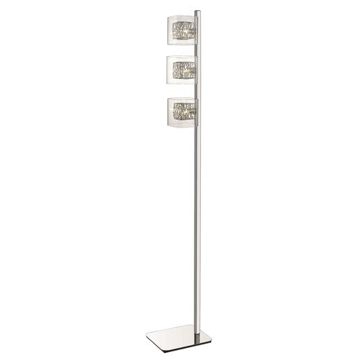 152CH3FLOL 3 Light Floor Lamp Polished Chrome