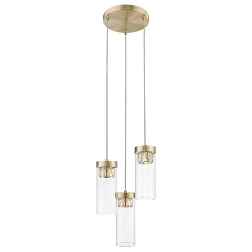 S031LAB3DECO Socora 3 Light Ceiling Pendant Antique Brass