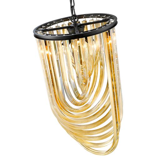 038CG3STAT 3 Light Ceiling Pendant Matt Black