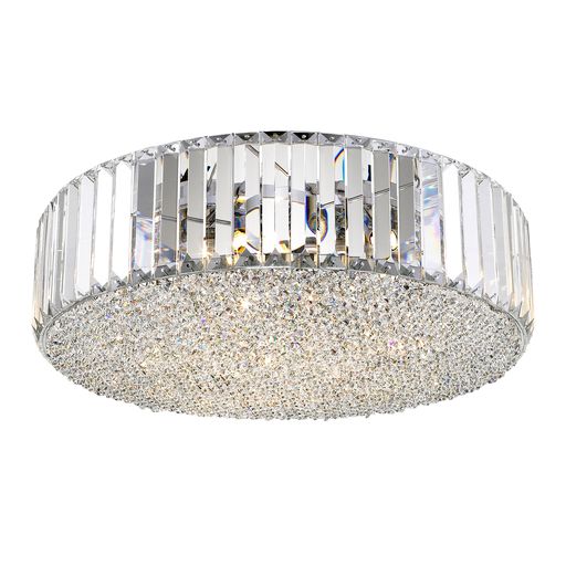 B046CL5FLUS Belgium 5 Light Flush Ceiling Light Crystal