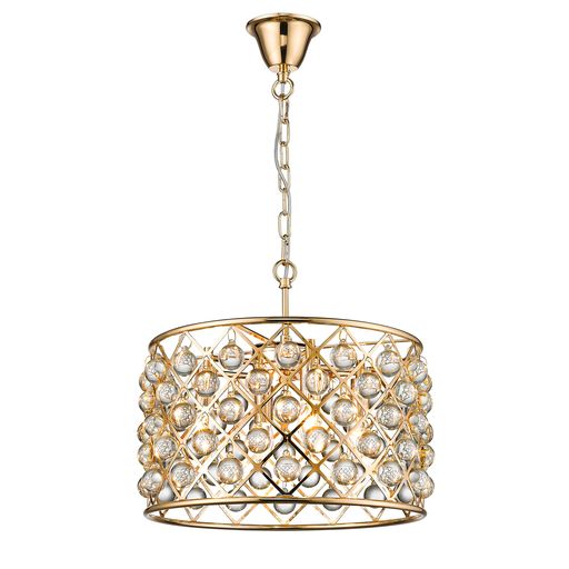 042GD4DECO 4 Light Ceiling Pendant Light Gold