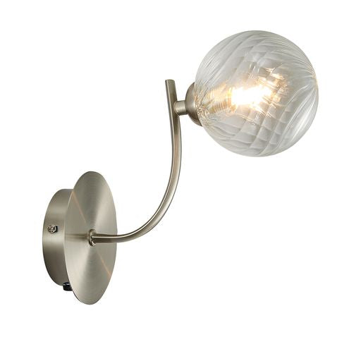 K023SN1WAL Kettering 1 Light Wall Light Satin Nickel