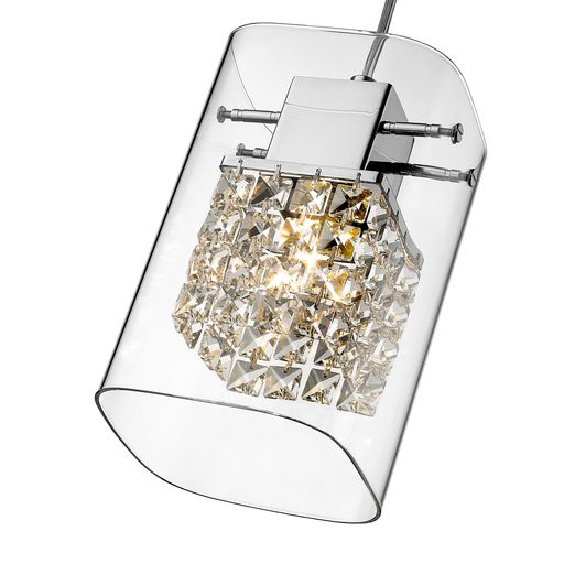 039CH5DECO 5 Light Ceiling Pendant Polished Chrome